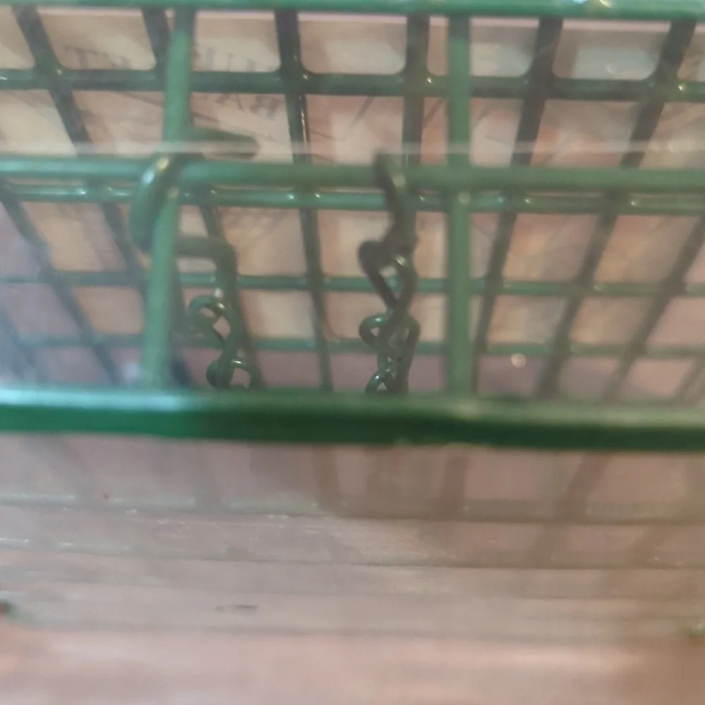 C And S Suet Basket Ez Fill For Wild Birds Holds 1 Cake New In Plastic Hanger